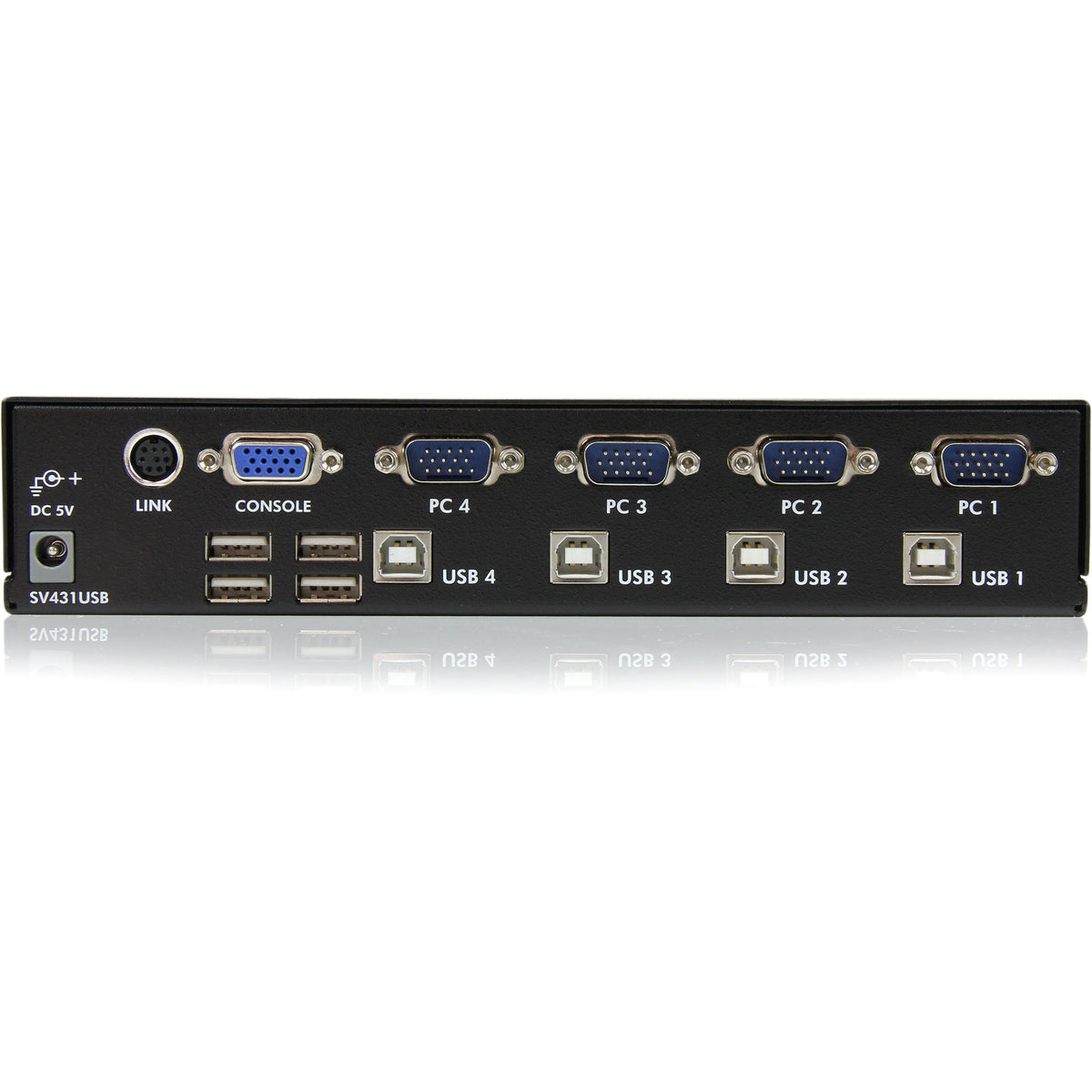 StarTech Commutateur KVM VGA USB 4 Ports Montable en Rack