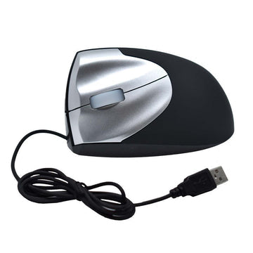 IntekView Mouse - Ergonomic Left-Handed USB Wired Vertical