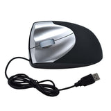 IntekView Mouse - Ergonomic Left-Handed USB Wired Vertical