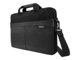 Targus Business Casual Briefcase - 15.6-16 inch Black Zipper