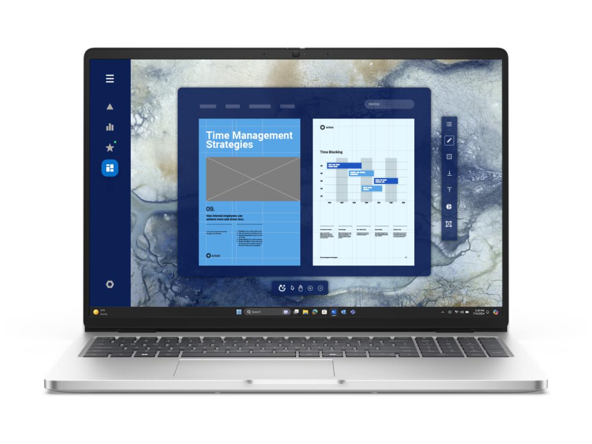 Dell Pro 16 Laptop - Core 5-120U 16GB 512GB SSD 16in FR-CA