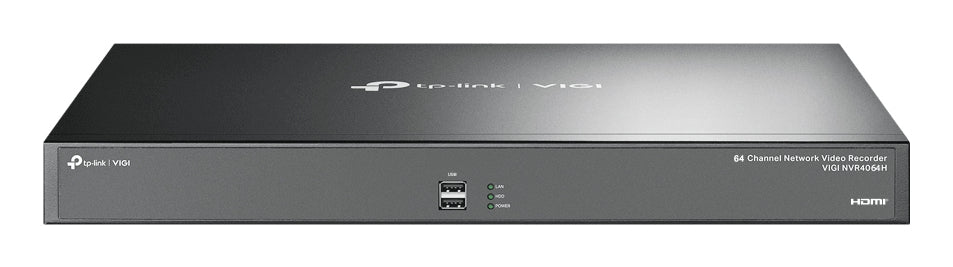 TP-Link VIGI NVR4064H Enregistreur vidéo sur réseau Noir