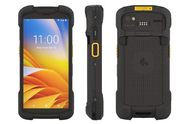Zebra TC73 ordinateur portable de poche 15,2 cm (6") 1080 x 2160 pixels Écran tactile Noir, Jaune
