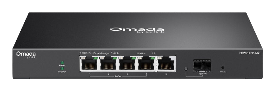 TP-Link ES206XPP-M2 commutateur réseau Géré L2 2.5G Ethernet (100/1000/2500)