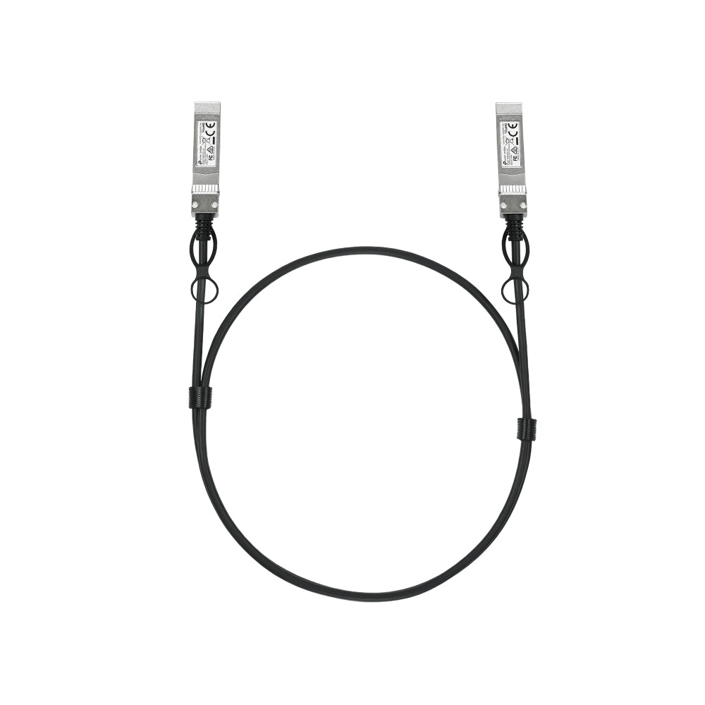 TP-Link Omada SM6220-1M InfiniBand/fibre optic cable SFP28 Noir, Argent